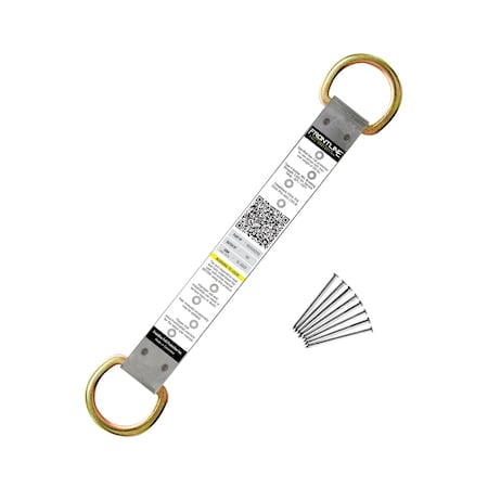 Frontline Stainless Steel Permanent Use Roof Anchor Double D-Ring ROSU02SS